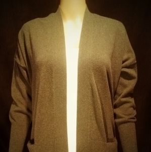 Forest green sweater cardigan